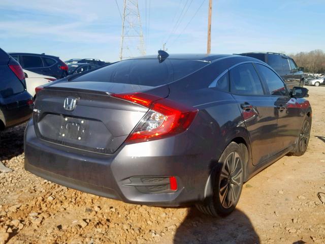 JHMFC1F76JX032647 - 2018 HONDA CIVIC EXL GRAY photo 4