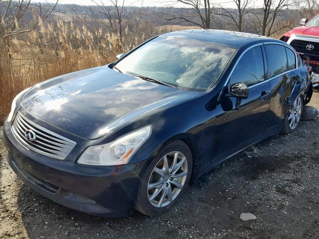 JNKCV61F39M050318 - 2009 INFINITI G37 BLACK photo 2