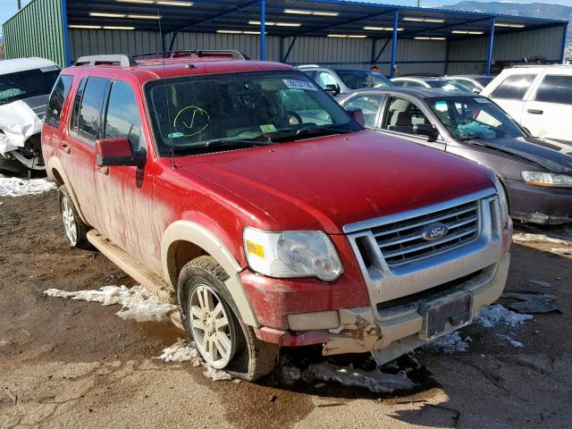 1FMEU7EE6AUB15750 - 2010 FORD EXPLORER E RED photo 1