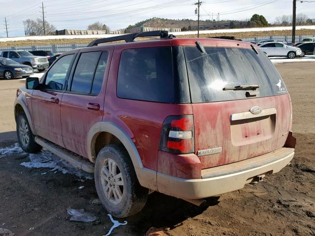 1FMEU7EE6AUB15750 - 2010 FORD EXPLORER E RED photo 3