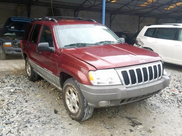 1J4GW58NXXC687811 - 1999 JEEP GRAND CHER MAROON photo 1