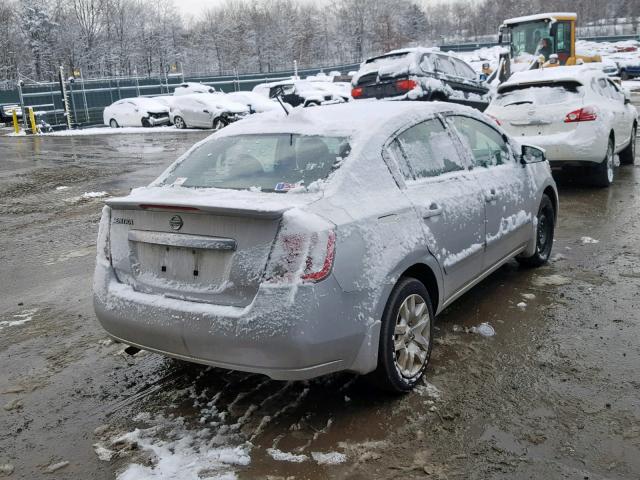 3N1AB6AP4BL602017 - 2011 NISSAN SENTRA 2.0 SILVER photo 4