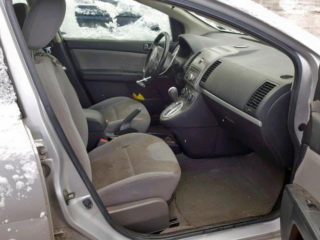 3N1AB6AP4BL602017 - 2011 NISSAN SENTRA 2.0 SILVER photo 5