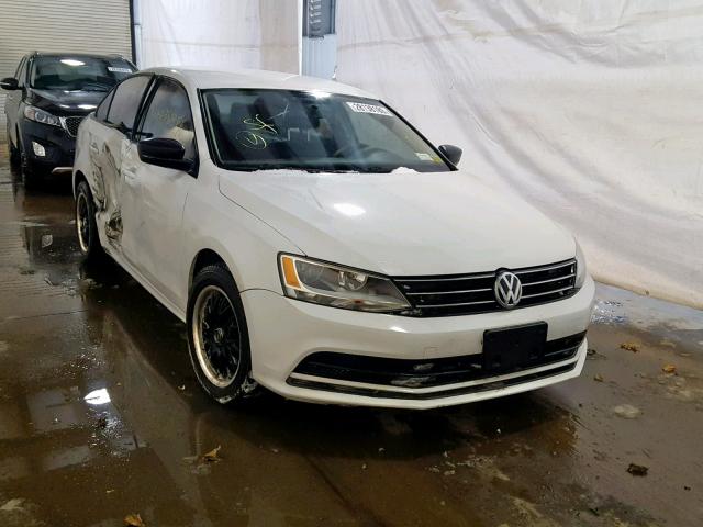 3VW2K7AJ8FM419221 - 2015 VOLKSWAGEN JETTA BASE Սպիտակ լուսանկար 1