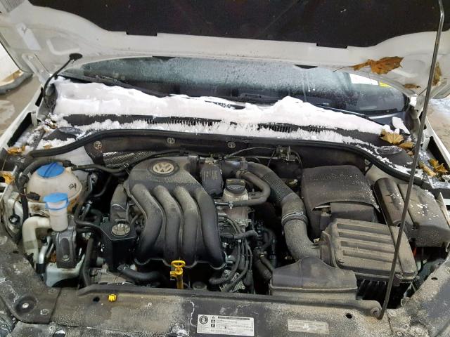 3VW2K7AJ8FM419221 - 2015 VOLKSWAGEN JETTA BASE Սպիտակ լուսանկար 7