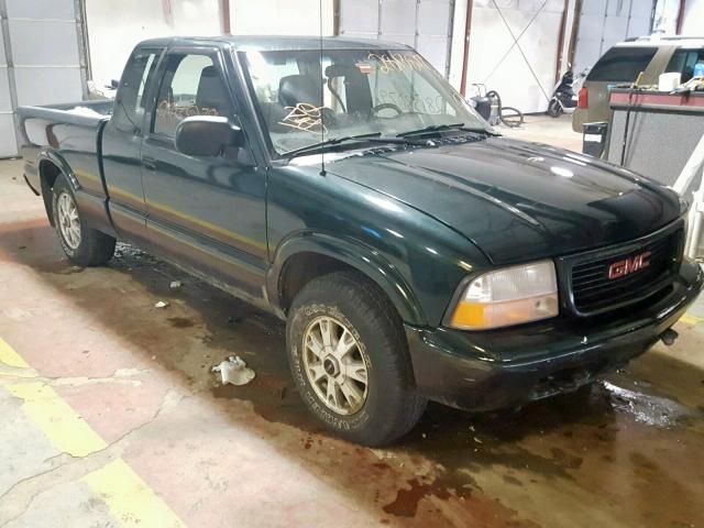 1GTDT19W128216269 - 2002 GMC SONOMA GREEN photo 1