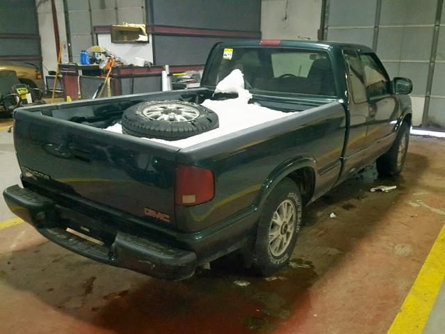 1GTDT19W128216269 - 2002 GMC SONOMA GREEN photo 4