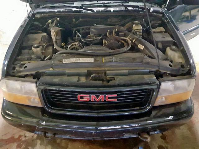 1GTDT19W128216269 - 2002 GMC SONOMA GREEN photo 7