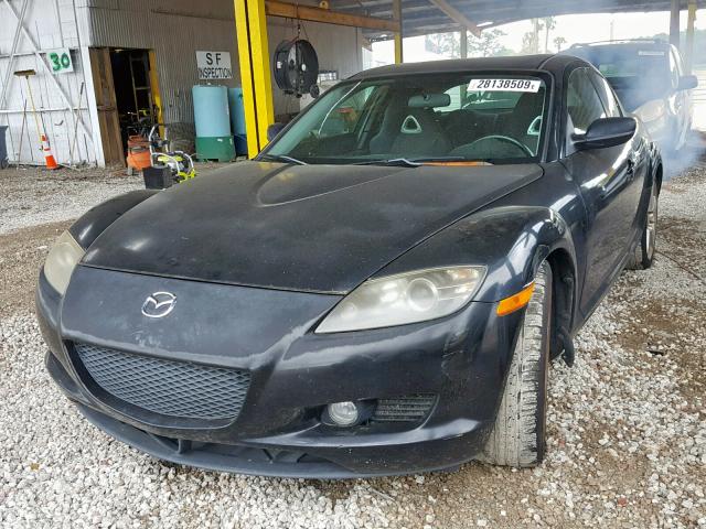 JM1FE17N850146706 - 2005 MAZDA RX8 BLACK photo 2