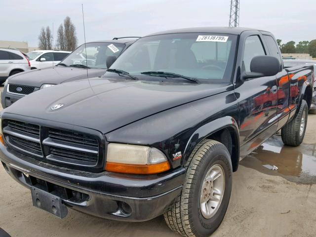 1B7GG22Y9XS147778 - 1999 DODGE DAKOTA WHITE photo 2