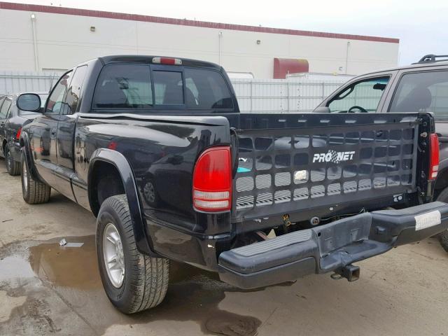 1B7GG22Y9XS147778 - 1999 DODGE DAKOTA WHITE photo 3