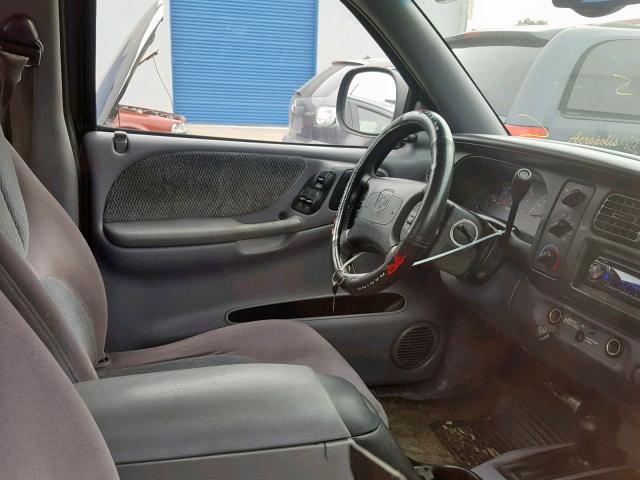 1B7GG22Y9XS147778 - 1999 DODGE DAKOTA WHITE photo 5