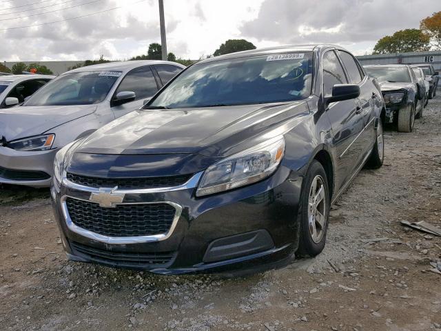 1G11B5SLXFF282150 - 2015 CHEVROLET MALIBU LS Қара фото 2