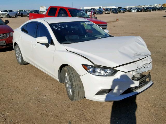 JM1GJ1U50G1417145 - 2016 MAZDA 6 SPORT WHITE photo 1