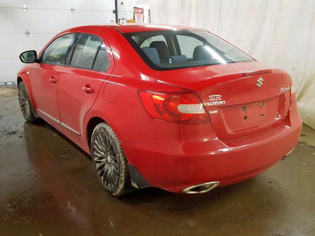 JS2RF9A57A6100380 - 2010 SUZUKI KIZASHI GT RED photo 3