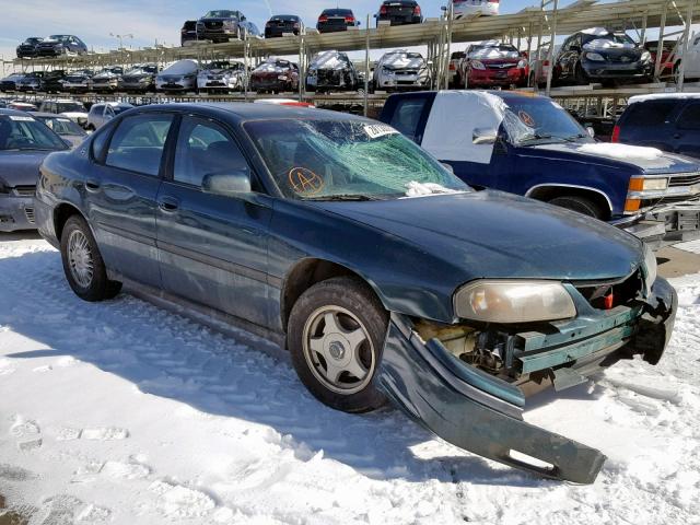 2G1WF55E3Y9288794 - 2000 CHEVROLET IMPALA GREEN photo 1