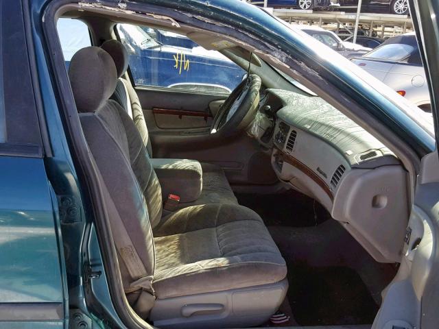 2G1WF55E3Y9288794 - 2000 CHEVROLET IMPALA GREEN photo 5