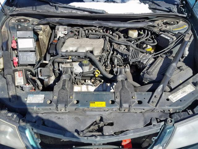 2G1WF55E3Y9288794 - 2000 CHEVROLET IMPALA GREEN photo 7