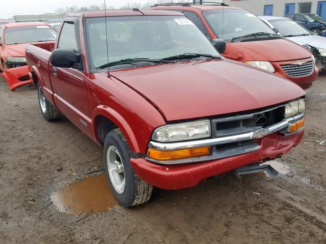 1GCCS1440XK225298 - 1999 CHEVROLET S10 PICKUP MAROON photo 1