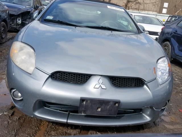 4A3AL25F58E003718 - 2008 MITSUBISHI ECLIPSE SP GREEN photo 9