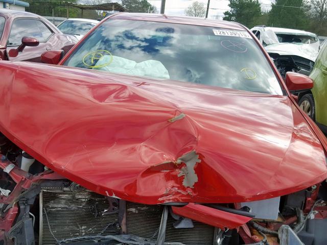 4T1BF1FK5DU693213 - 2013 TOYOTA CAMRY L RED photo 7