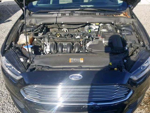 3FA6P0G76GR139591 - 2016 FORD FUSION S BLACK photo 7