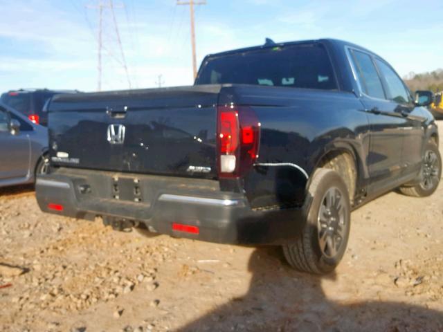 5FPYK3F59JB015740 - 2018 HONDA RIDGELINE BLACK photo 4