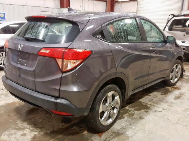 3CZRU5H34GM755399 - 2016 HONDA HR-V LX GRAY photo 4