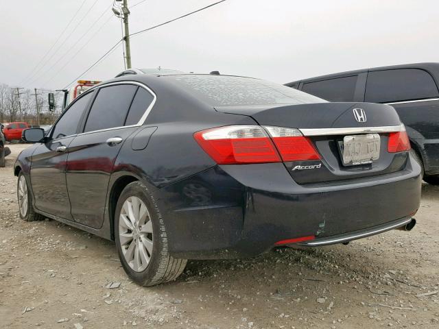 1HGCR2F80DA100578 - 2013 HONDA ACCORD EXL BLACK photo 3