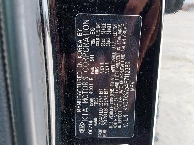 KNDJX3A54F7112389 - 2015 KIA SOUL ! Qara foto 10