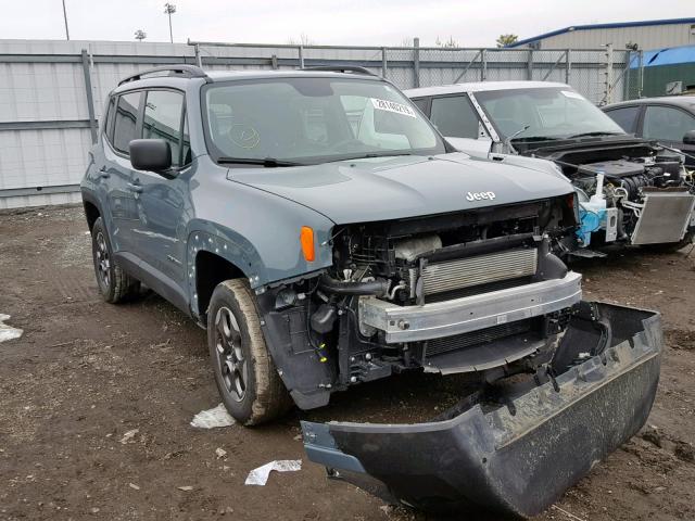 ZACCJBAB9HPF18118 - 2017 JEEP RENEGADE S GREEN photo 1