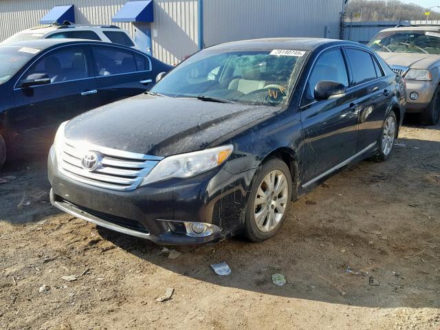 4T1BK3DB4CU454924 - 2012 TOYOTA AVALON BAS BLACK photo 2