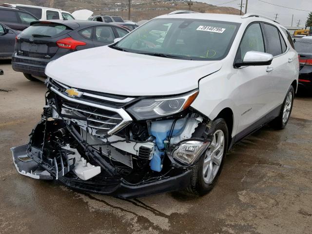 2GNAXVEV8J6221573 - 2018 CHEVROLET EQUINOX PR WHITE photo 2