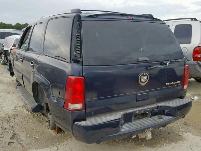 1GYEK63N65R169527 - 2005 CADILLAC ESCALADE L BLUE photo 3