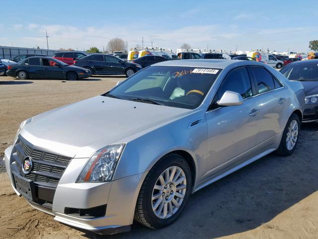 1G6DG5EG6A0125640 - 2010 CADILLAC CTS LUXURY SILVER photo 2