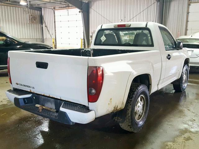 1GCDT149X88123793 - 2008 CHEVROLET COLORADO WHITE photo 4