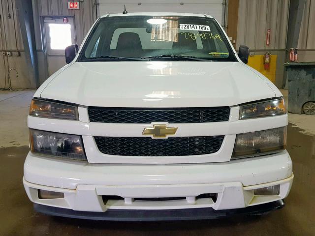 1GCDT149X88123793 - 2008 CHEVROLET COLORADO WHITE photo 9