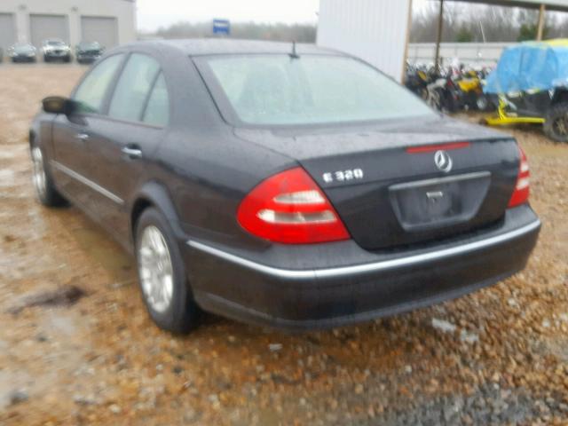 WDBUF65J74A492397 - 2004 MERCEDES-BENZ E 320 BLACK photo 3