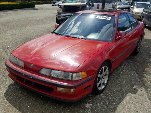 JH4DA9366NS028835 - 1992 ACURA INTEGRA GS RED photo 2