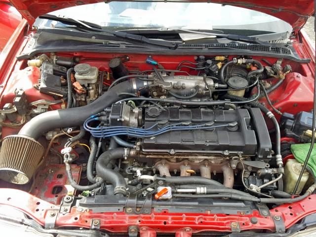 JH4DA9366NS028835 - 1992 ACURA INTEGRA GS RED photo 7