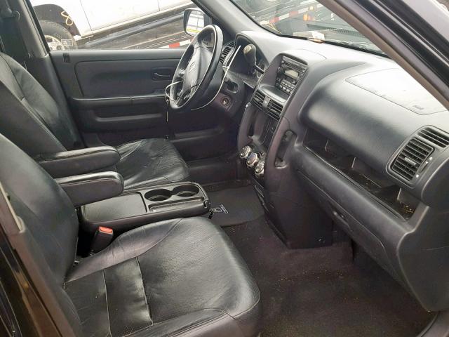 SHSRD78945U328885 - 2005 HONDA CR-V SE BLACK photo 5