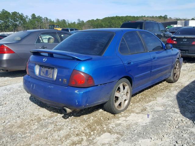 3N1AB51D45L594876 - 2005 NISSAN SENTRA SE- BLUE photo 4