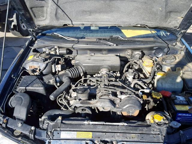 4S3BK4352V7306780 - 1997 SUBARU LEGACY L BLUE photo 7