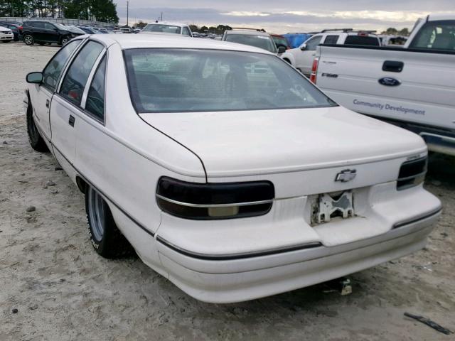 1G1BN53E5NW113843 - 1992 CHEVROLET CAPRICE CL WHITE photo 3