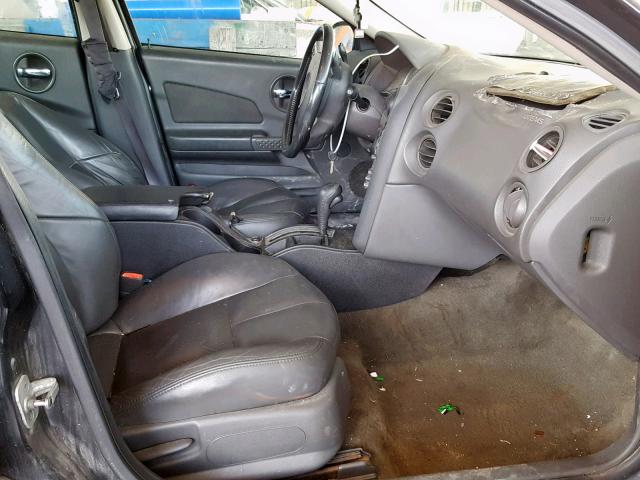 2G2WS522251241302 - 2005 PONTIAC GRAND PRIX BLACK photo 5
