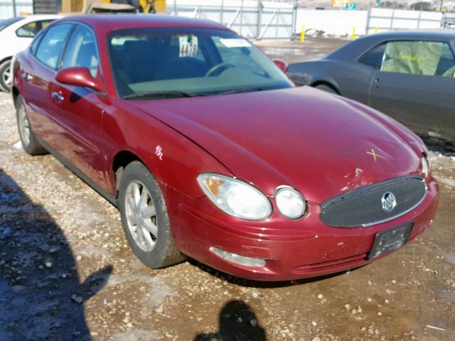 2G4WC582261215909 - 2006 BUICK LACROSSE C RED photo 1
