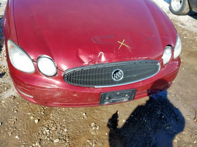 2G4WC582261215909 - 2006 BUICK LACROSSE C RED photo 9