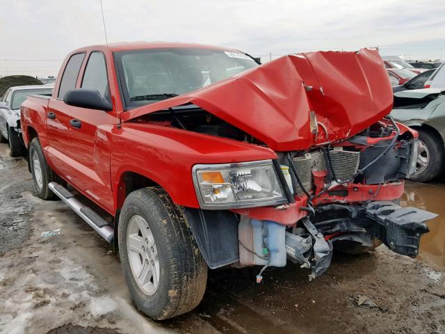 1D3HE68N38S534429 - 2008 DODGE DAKOTA SPO RED photo 1