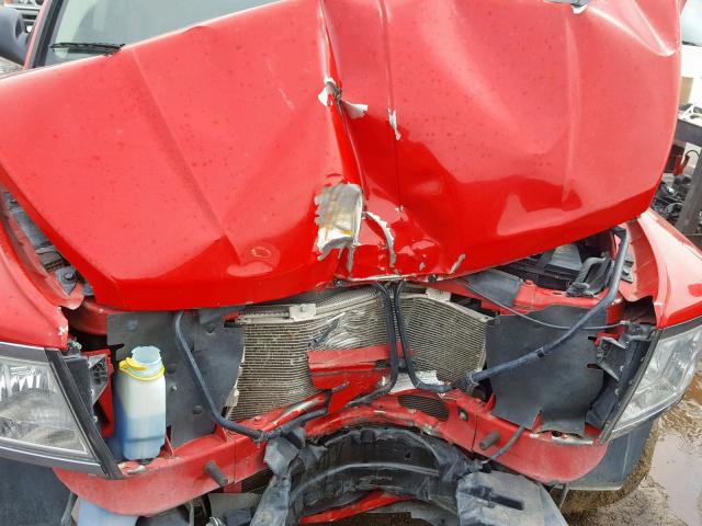 1D3HE68N38S534429 - 2008 DODGE DAKOTA SPO RED photo 9