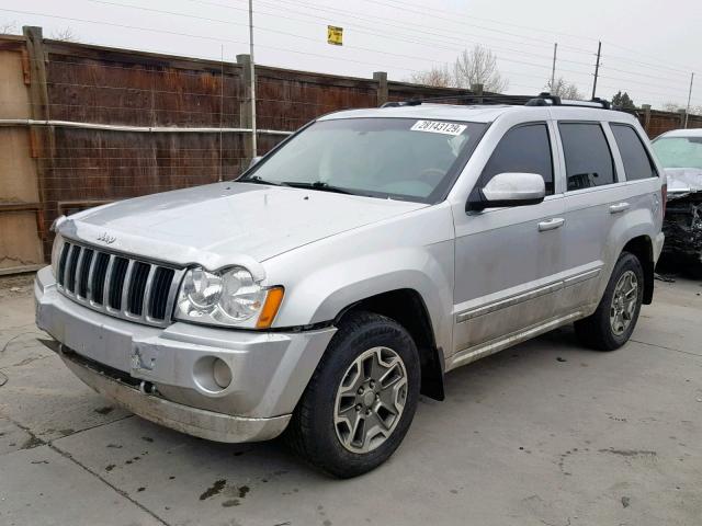 1J8HR68296C360725 - 2006 JEEP GRAND CHER SILVER photo 2